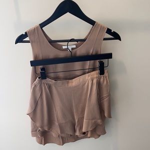 BRAND NEW Lunya 100% Silk Sleep Short and Tank Set